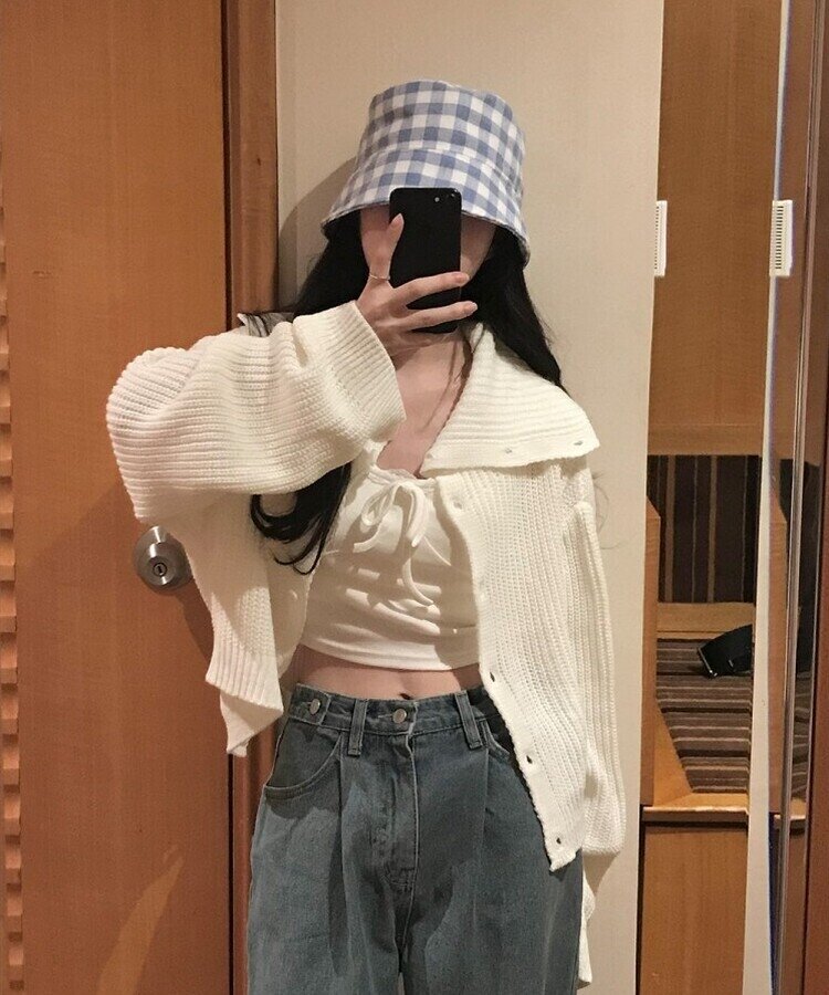 セーラーカラーカーディガン｜カーディガン｜韓国ファッション