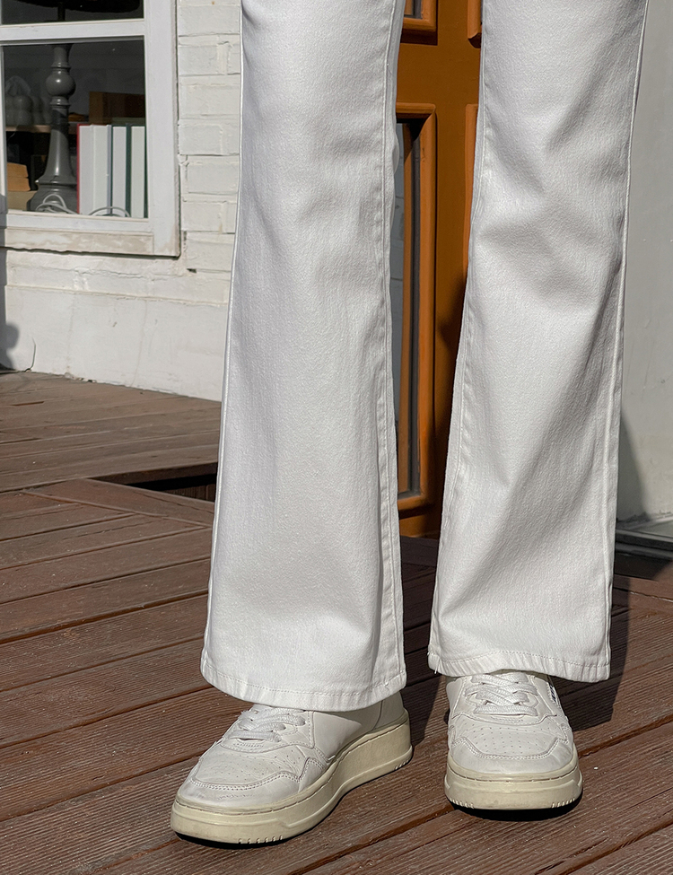 [숏/기본/롱,S~2XL] 허리쏙! 투버튼 스판 부츠컷 코튼 롱팬츠 아이보리