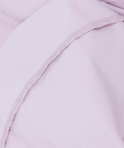 リボンバルーンスリーブコットンシャツワンピース