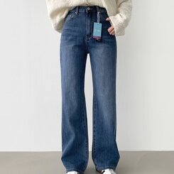 デニム 【SHORT/BASIC/LONG 丈別】バンディングスパンデニムパンツ DENIM