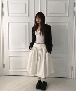 オーバーフィットシングルブレザー BLACK