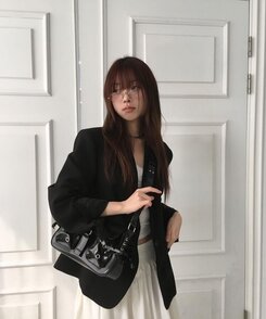 オーバーフィットシングルブレザー BLACK