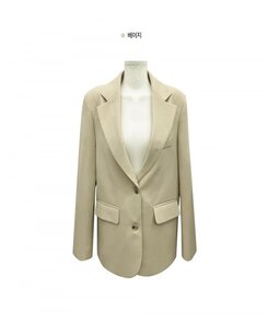 オーバーフィットシングルブレザー