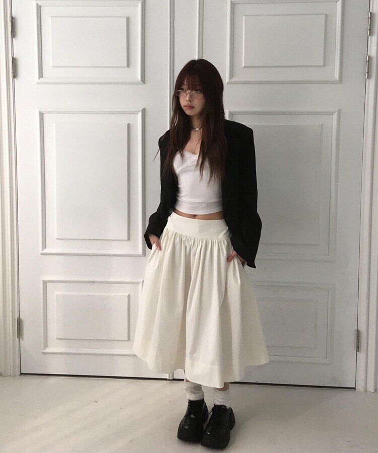 オーバーフィットシングルブレザー BLACK