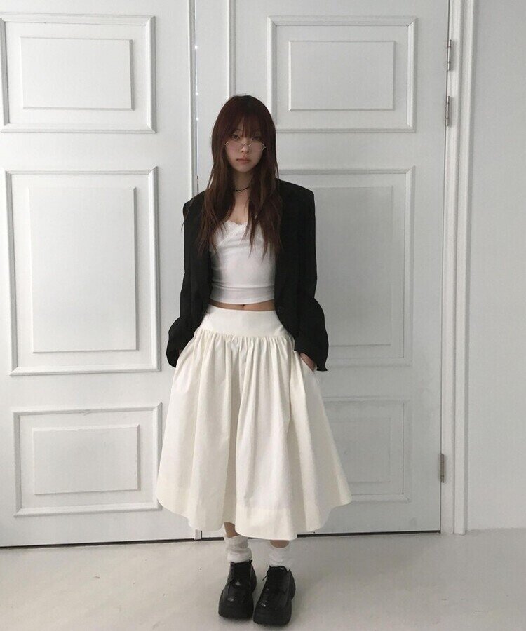 オーバーフィットシングルブレザー BLACK