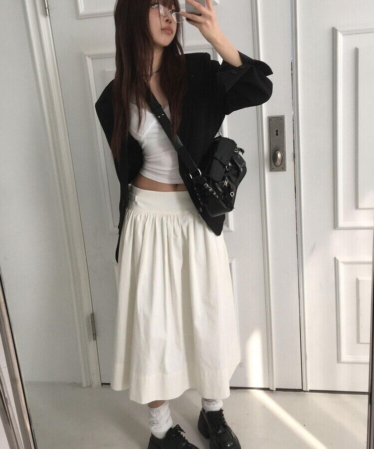 オーバーフィットシングルブレザー BLACK