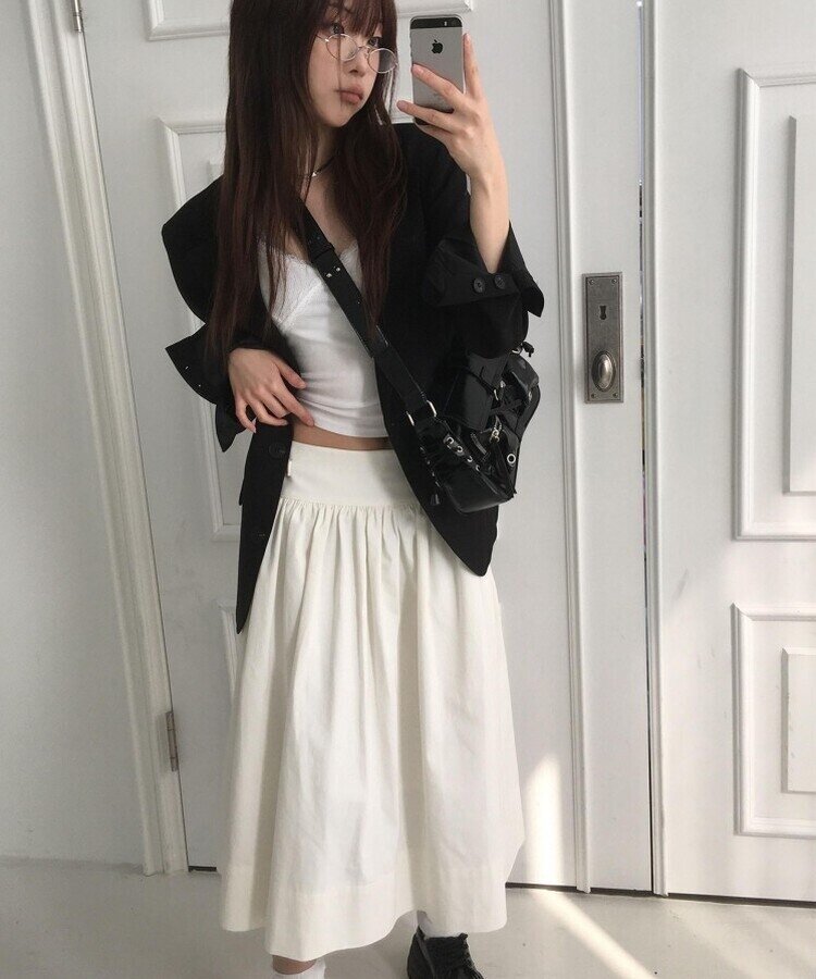 オーバーフィットシングルブレザー BLACK