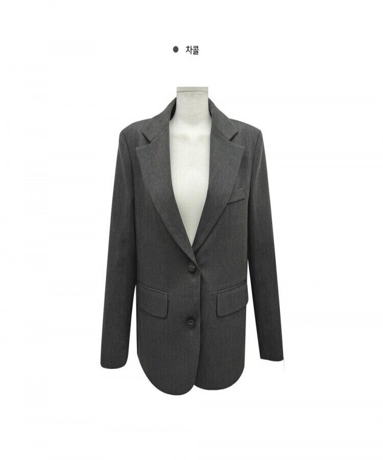 オーバーフィットシングルブレザー