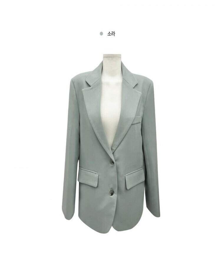 オーバーフィットシングルブレザー