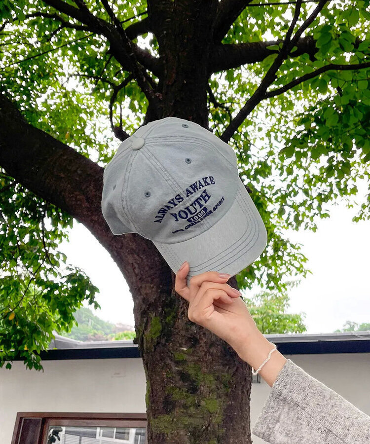 Steve Madden June野球帽、デニム キャップ 帽子 WEB限定 / ワッペンロゴデニムキャップ / sqnz applique denim cap レディース メンズ