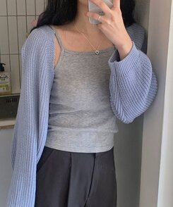 ノースリーブ ユーズアーリーノースリーブ GRAY