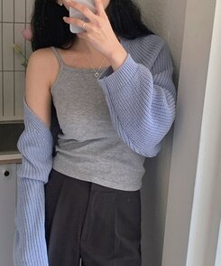 ノースリーブ ユーズアーリーノースリーブ GRAY