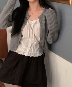ジュエリー ハートビンネックレス RED