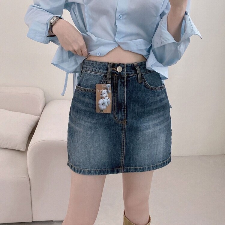 ローカルHラインデニムミニスカート｜ミニスカート｜韓国ファッション