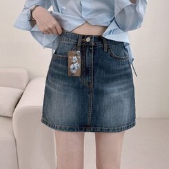 ローカルHラインデニムミニスカート｜ミニスカート｜韓国ファッション