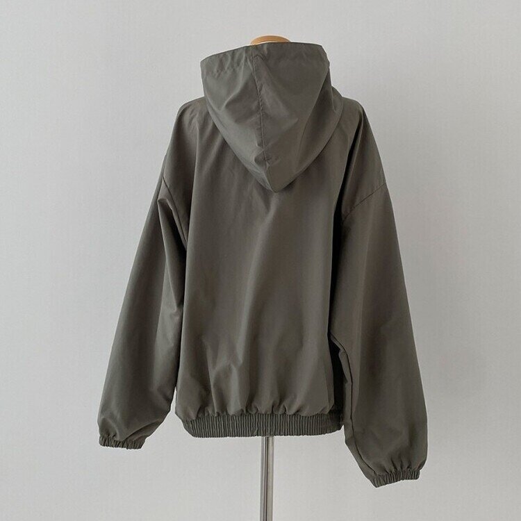 요즘같은 날씨에딱 남녀공용 오버핏 후드 바람막이 점퍼