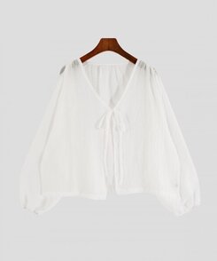 カーディガン シースルーローブサマーカーディガン