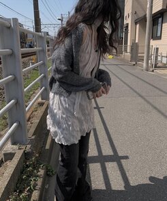 ニューアルマフラーワンピースセット WHITE