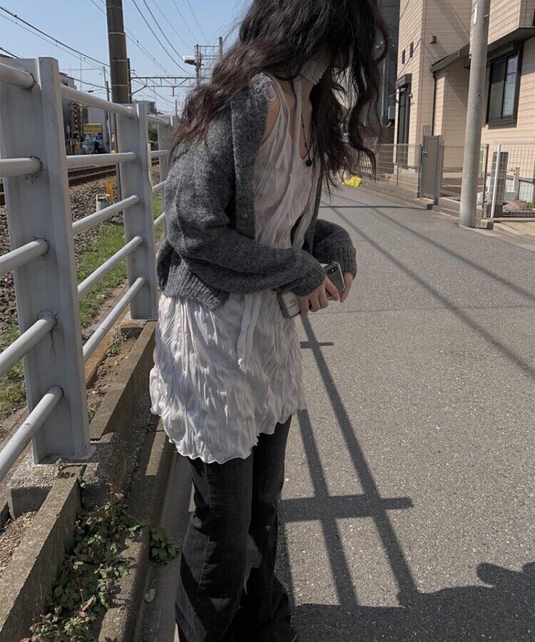 ニューアルマフラーワンピースセット WHITE