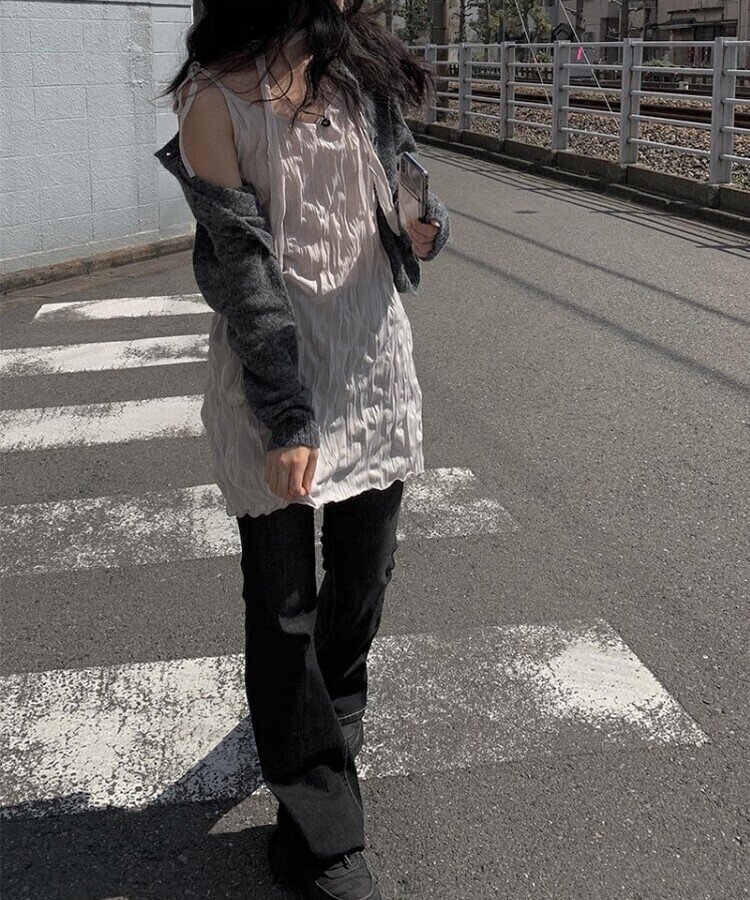 ニューアルマフラーワンピースセット WHITE