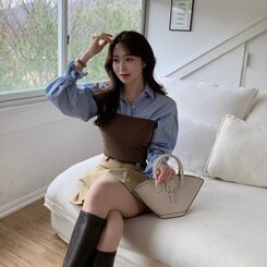 【MiuMiu】ベルトディテール プリーツミニスカート Miu Miu ミュウミュウ ミニスカート | ニュートラル | FARFETCH JP