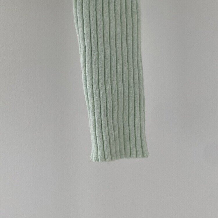 달루아 골지 니트 가디건 레이어드 스트랩 홀터 나시 투피스 세트