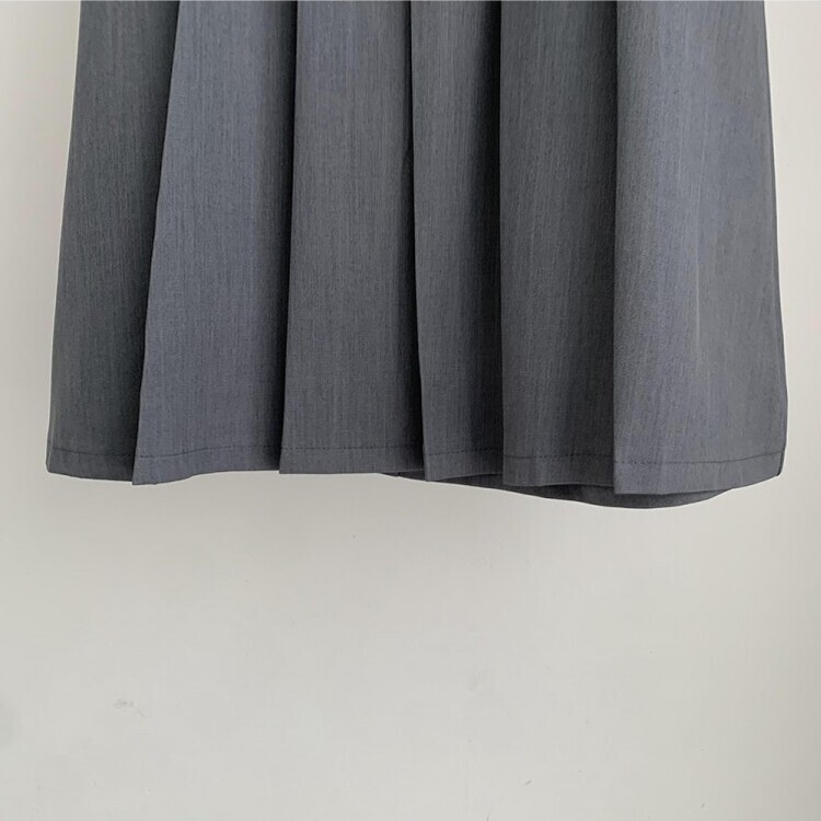 アコーディオンプリーツロングスカート