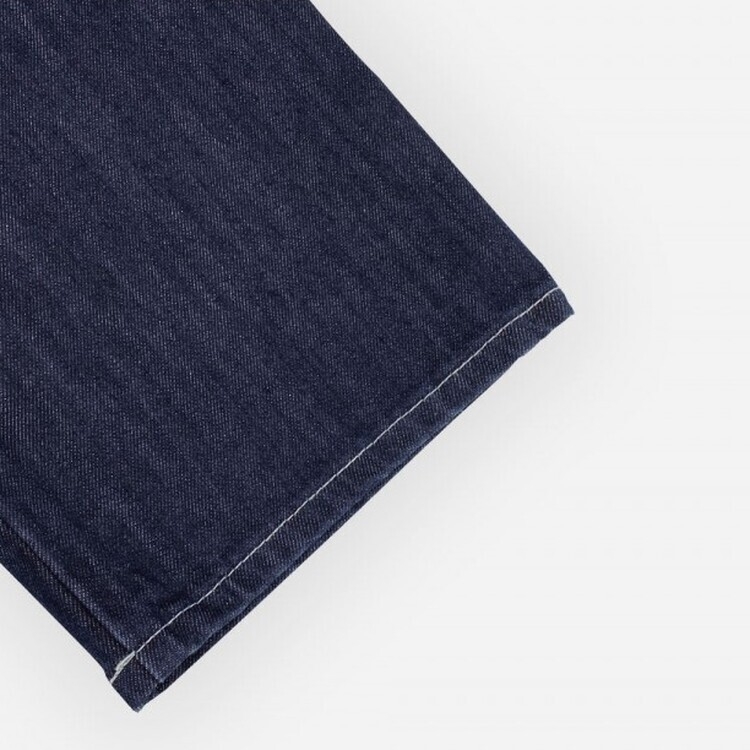 ステッチ生地デニムポケットオーバーロール