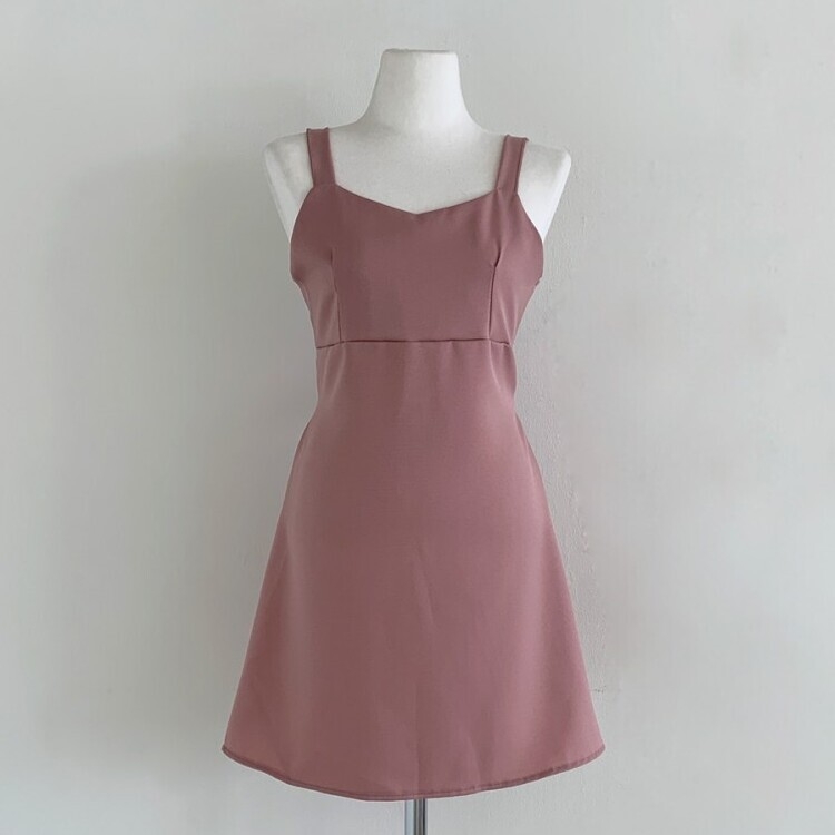 ビスチェレイヤードミニワンピース