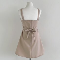 ビスチェレイヤードミニワンピース