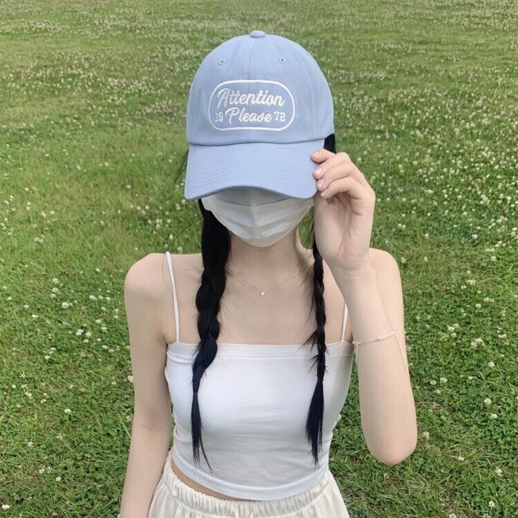 アテンションウォッシングカベースボールキャップ5色 SKY BLUE