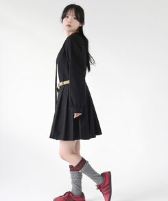 リンクレイヤードニーソックス9色 BURGUNDY