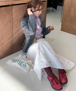 リンクレイヤードニーソックス9色 BURGUNDY