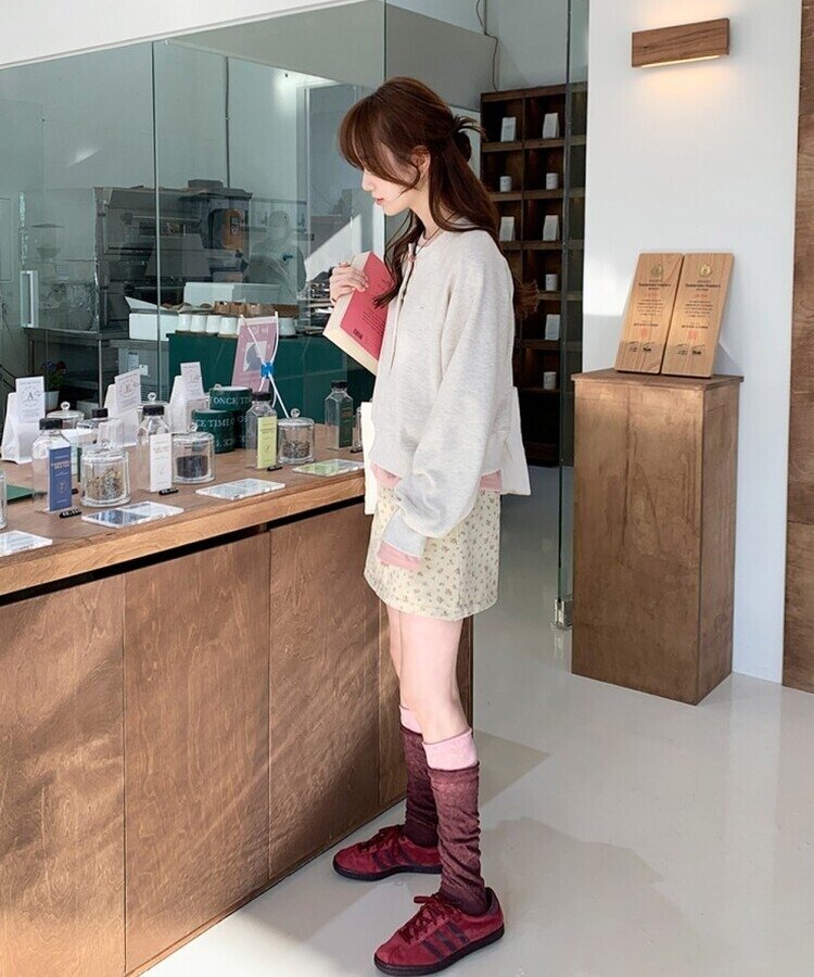 リンクレイヤードニーソックス9色 PINK