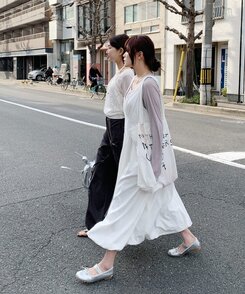 パンプキンサスペンダーロングワンピース｜ロングワンピース｜韓国