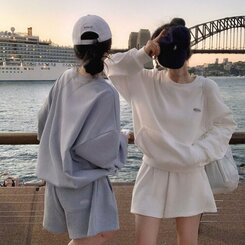 【SET着用可能】 ポケットトレーナー ショートトレーニングパンツ5色 WHITE