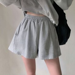 【SET着用可能】 ポケットトレーナー ショートトレーニングパンツ5色 GRAY