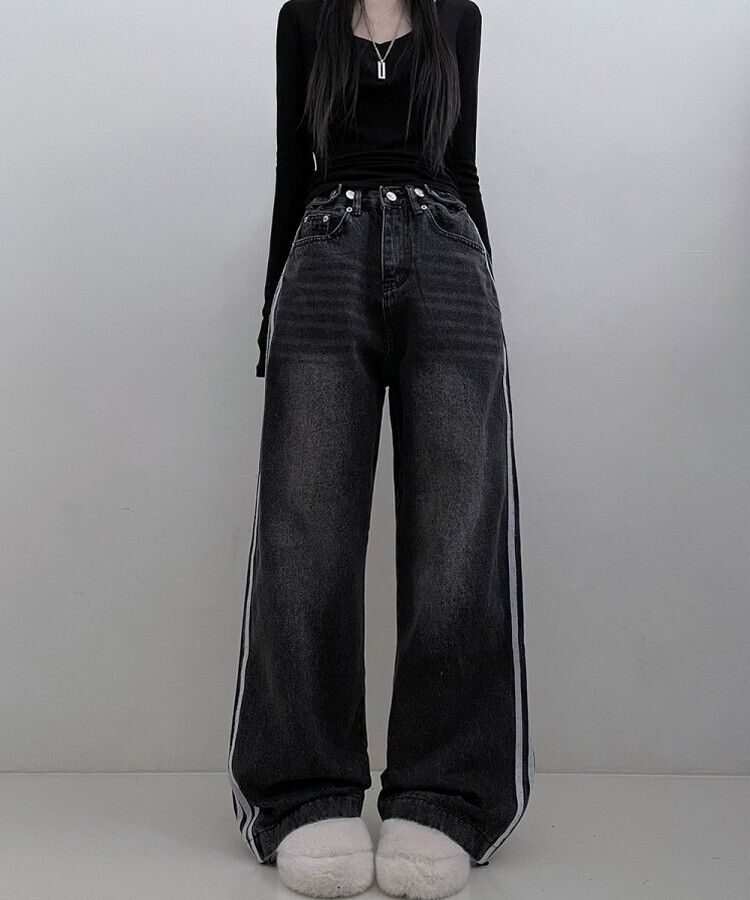 国内最安値99CLUB レザーパンツ ライン ワイドパンツ y2k opium 2WAY サイドラインフェイクレザーワイドパンツ ／ 2WAY