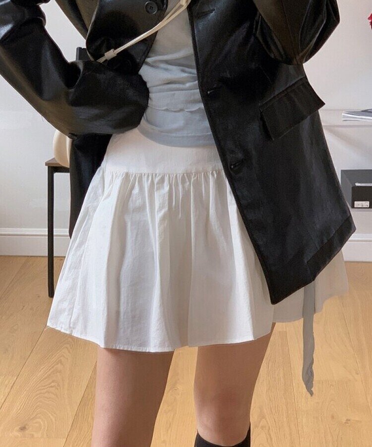 Deuxieme Classe SAMARAリブフレアスカート Deuxieme Classe SAMARAリブフレアスカート