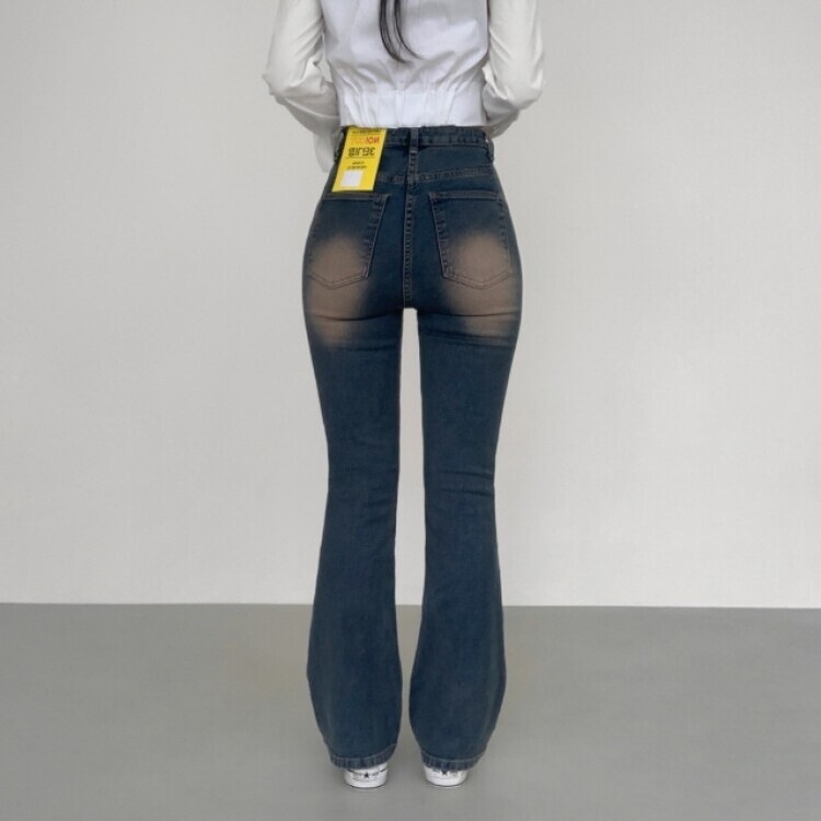 【SHORT/BASIC/LONG 丈別】ビンテージウォッシングブーツカットデニム8色 Vintage