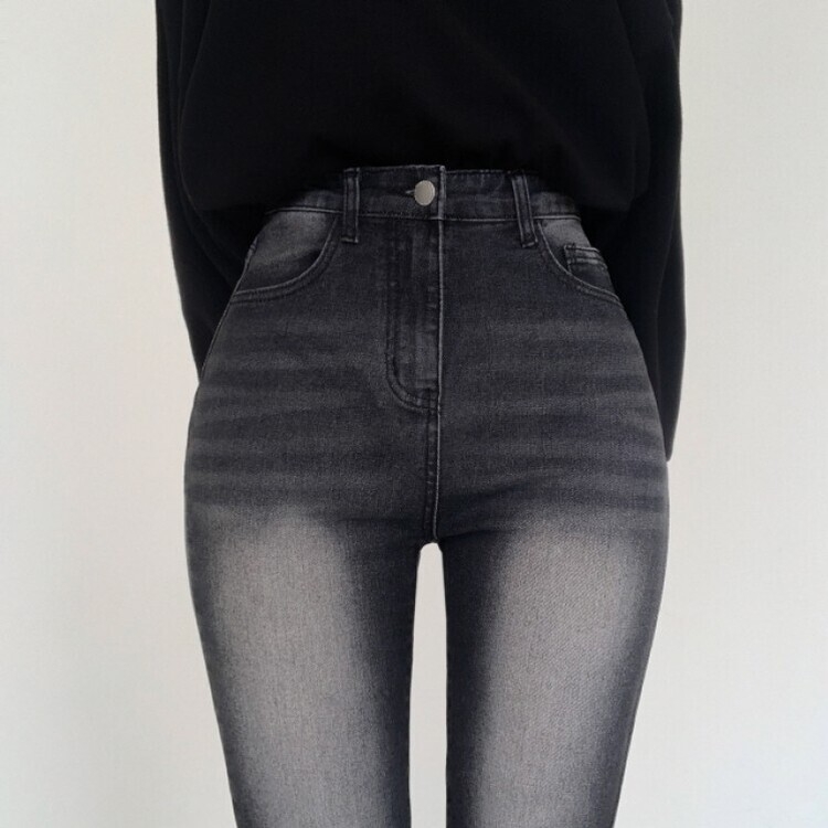 【SHORT/BASIC/LONG 丈別】ビンテージウォッシングブーツカットデニム8色 Black Blue