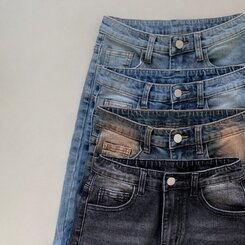 【SHORT/BASIC/LONG 丈別】ビンテージウォッシングブーツカットデニム8色