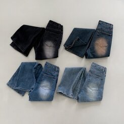 【SHORT/BASIC/LONG 丈別】ビンテージウォッシングブーツカットデニム8色