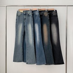 【SHORT/BASIC/LONG 丈別】ビンテージウォッシングブーツカットデニム8色