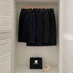 ノンフェードベーシックデニムスカート