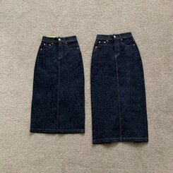 ノンフェードベーシックデニムスカート
