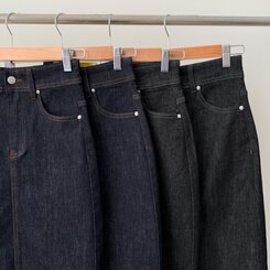 ノンフェードベーシックデニムスカート