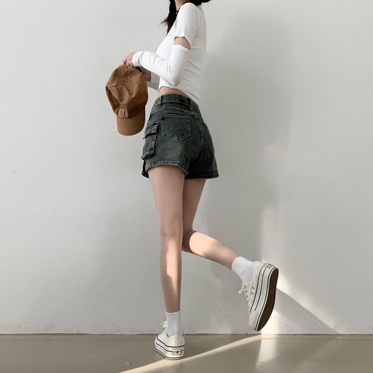 ifsixwasnine ラップスカート ショートパンツ ラップミニスカート(インナーショートパンツ付き) /Wrap Mini