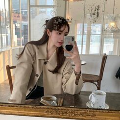 ハーフトレンチバーバリージャケット BEIGE