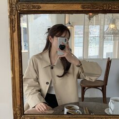 ハーフトレンチバーバリージャケット｜ジャケット｜韓国ファッション